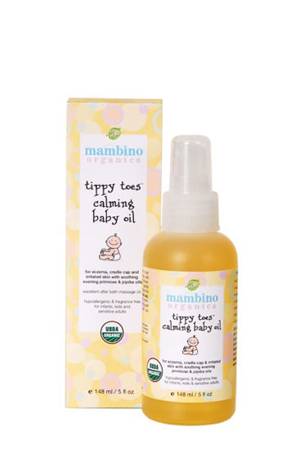 Mambino Organics USDA Organic Tippy Toes Calming Baby Oil by Mambino Organics