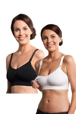Carriwell Seamless Padded Nursing Bra - 2 Pack by Carriwell