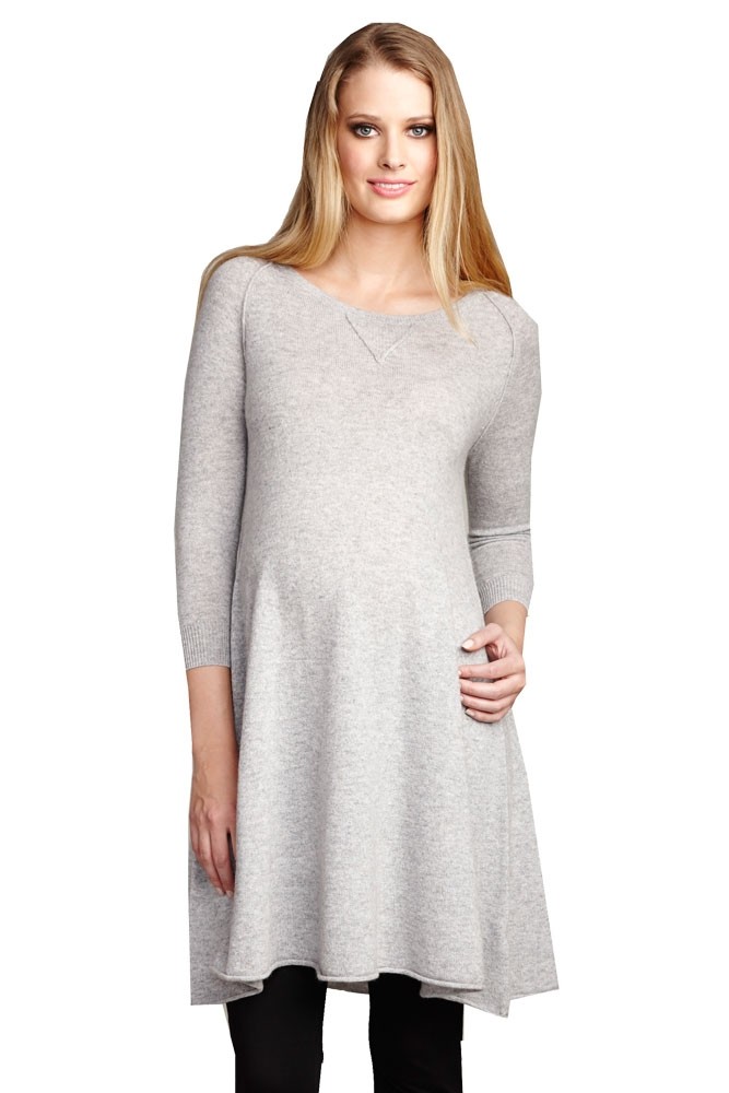 maternity sweater dress
