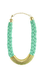 Katie Jumbo Rope Braided Necklace by Jewelry Accessories