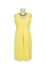Bettina Shift Nursing Dress in Yellow with White by Pomkin with free ...
