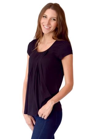 Sophie & Eve Safia Bamboo Pleated Nursing Top by Sophie & Eve