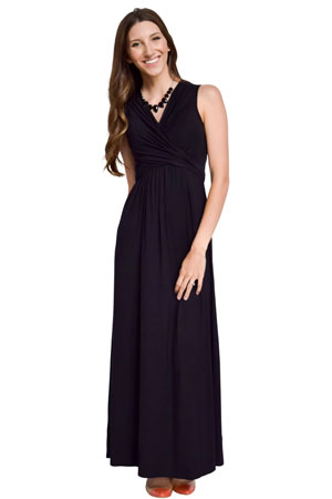 Sophie & Eve Charlotte Bamboo Maxi Maternity & Nursing Dress by Sophie & Eve