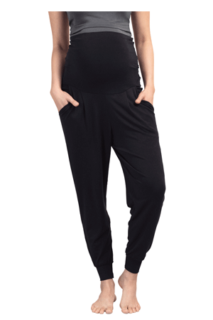 Boob Design Once-On-Never-Off Maternity Easy Pants (Black) by Boob Design